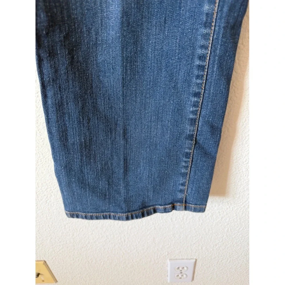 Michael Kors Plus Size 14W Womens Bootcut Jeans Blue Denim Mid Rise 99% Cotton
